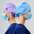 Nurse Scrub Cap With Buttons