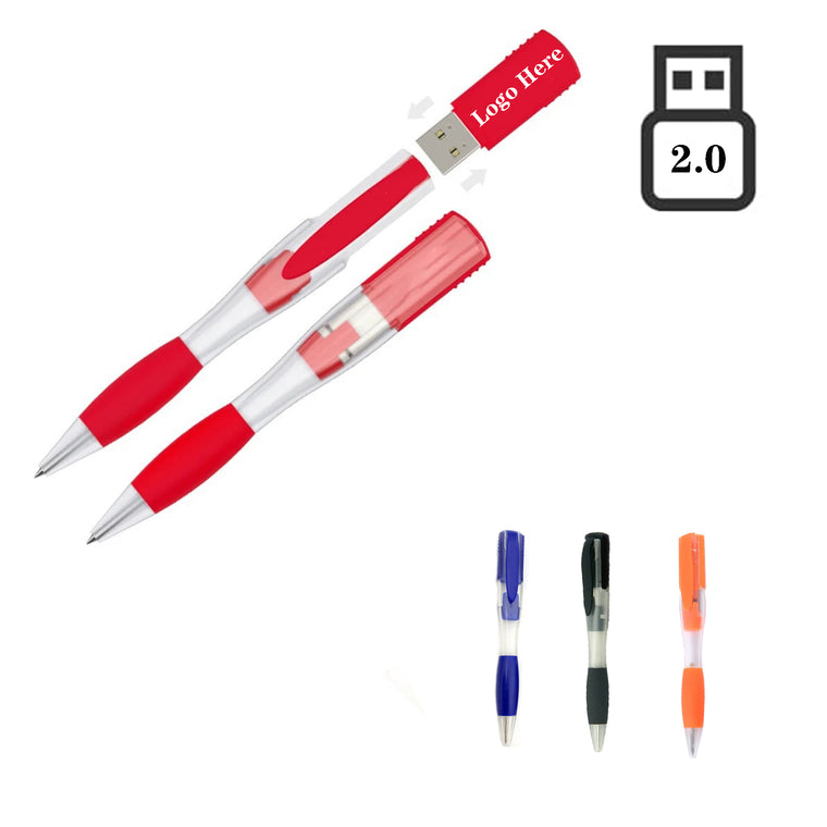 2GB Plastic USB Flash Drive Pen