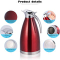 2L Double Wall Vacuum Insulated Stainless Steel Pitcher