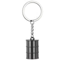 Custom Metal Oil Drum Keychain Better Quality