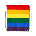 Rainbow Drawstring Backpack