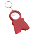 3 in 1 Keychain Opener 39" Tape Measure and LED Flashlight