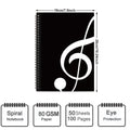 Custom Music Notebook 50 Sheets A4 Size