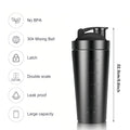 25Oz Shaker Bottle W/ Blender Ball & Powder Container