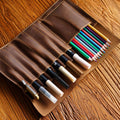 Handmade Leather Stationery Roll