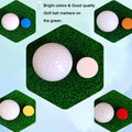 Plastic Round Adhere Golf Ball Position Marker