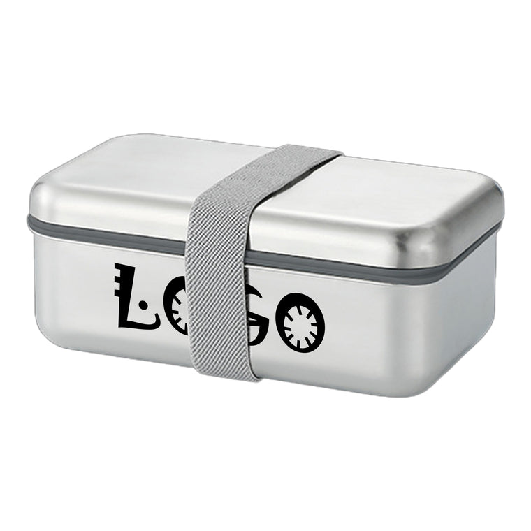 Stainless Steel Bento Box With Knife, Fork And Spoon