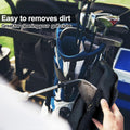 Waffle Pattern Microfiber Golf Towel With Carabiner