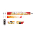 Sublimated Event Wristband With Custom Woven Label