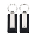 Pu Leather Metal Car Keychain