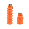 550ml Portable Foldable Sports Travel Silicone Water Bottle