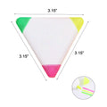 Custom 3 In 1 Triangle Shape Highlighter Marker