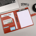 A4 Leather Professional Multifunctional Folder