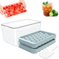 With Container Mini Pinball Lattice Mold Round Ice Cube Tray