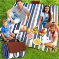 Large Barrel Fleece Picnic Blanket