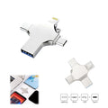 128GB MultiFunction 4 In 1 USB Flash Drive