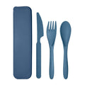 3 Pieces Wheat Straw Cutlery Utensil Set