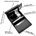 Carbon Fiber RFID Wallet - Auto-Eject