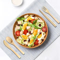 7 in 1 Portable Bamboo Outdoor Tableware Set
