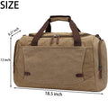 Large Capacity Canvas Duffle Bag