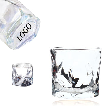 Twisted Tumbler Glass With Thick Bottom