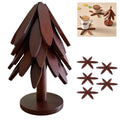 Natural Tree Trivet Set