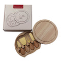 Harper Mini Bamboo Cheese Board Knife Set