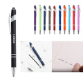Metal Stylus Pen With 1.0Mm Black Ballpoint Pen Refill