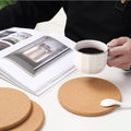 Round Beveled Cork Heat-Resistant Pad