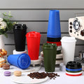 Reusable Coffee Cups With Lids 16 Oz PP