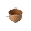 Kraft Paper Bowls with Lid