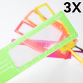 Custom 3X Bookmark Magnifier