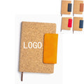 Wood Grain PU Leather Notebook