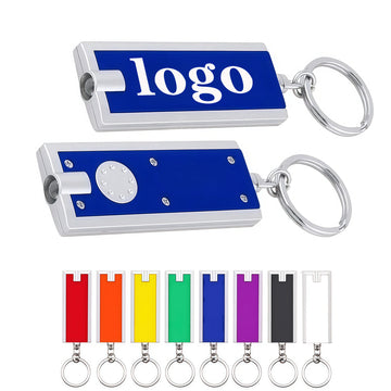 Mini Flash Light With Super Bright Led & Swivel Key Chain