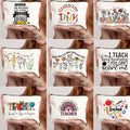 Full Color Canvas Multi Purpose Organizer Zipper Pouch