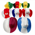 Western Cowboy Hat With National Flag