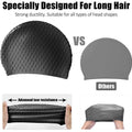 Silicone Generic Adults Swimming Cap For Long/Curly