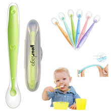 Baby Silicone Spoon With Storage Box