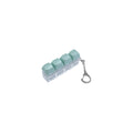 Mini Keyboard Keychain Glowing Finger Clicker Decompression Toys