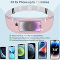 Unisex Running Waist Pack With Water Bottle Pouch