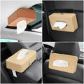 Portable Leather Car Sun Visor Napkin Holder Tissue Holder