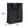 Zipper Hook And Loop Grocery Shopping Tote Shoulder Bag