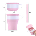 16Oz. Silicone Foldable Reusable Travel Cup
