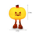 Silicone Rechargeable Bedside Touch Pumpkin Night Light