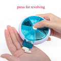 Travel Portable 7 Compartment Vitamin Medicine Organizer Box
