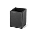 Faux Leather Square Storage Box（3.43"×3.43"×4.61"）