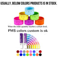 Custom Silicone Ruler Slap Bracelet Snap Wristband
