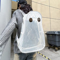 Halloween Ghost Pattern Clear Backpack