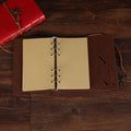 Loose-Leaf Leather Vintage Notebook