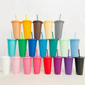 Reusable Straw And Lid Bulk Plastic Cups